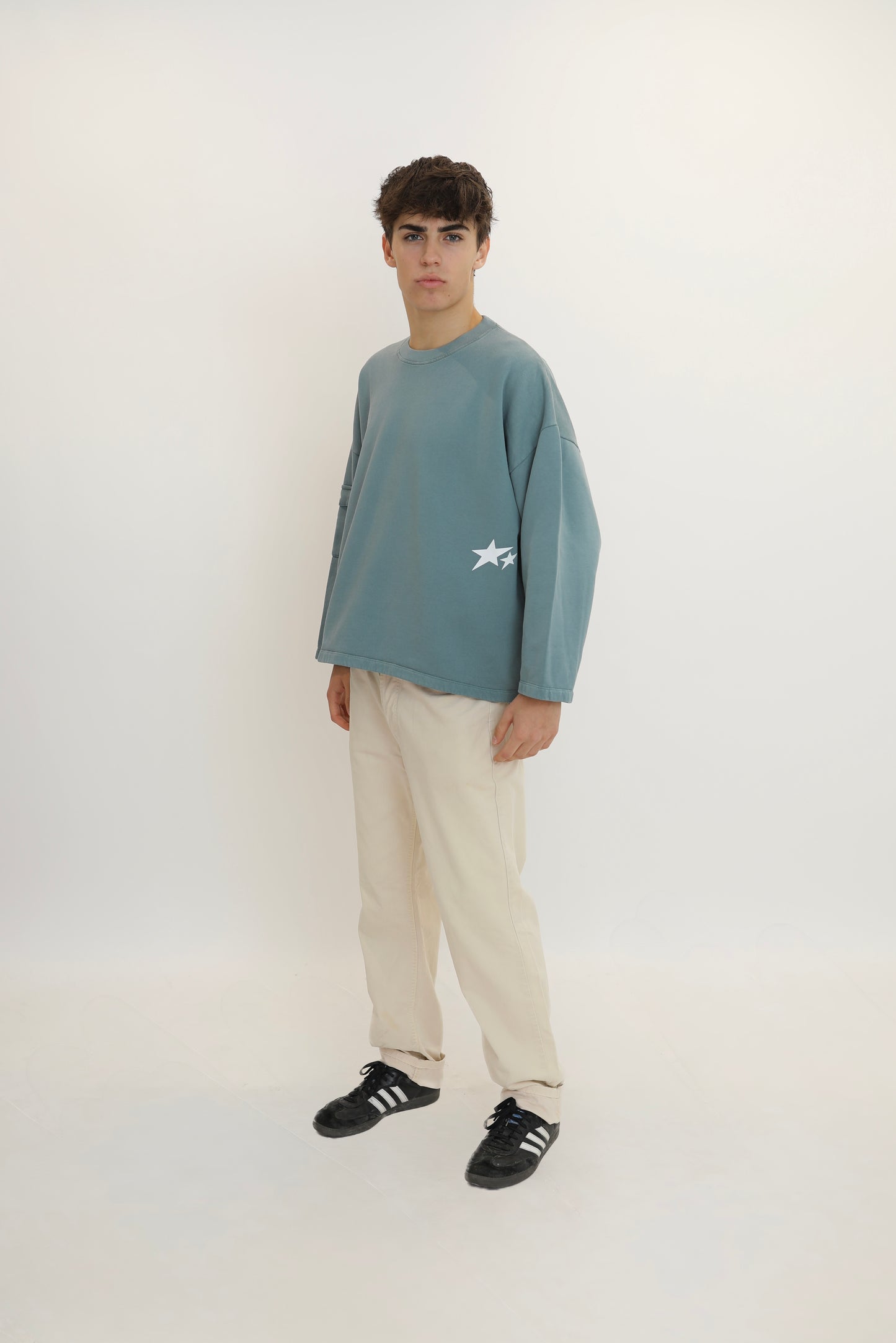 CELESTIAL GREEN CREWNECK