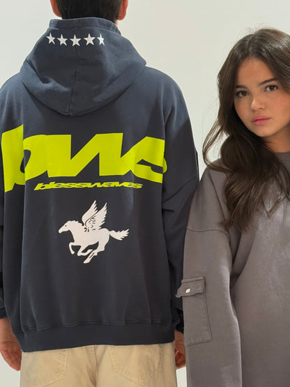 BLUE STAR HOODIE