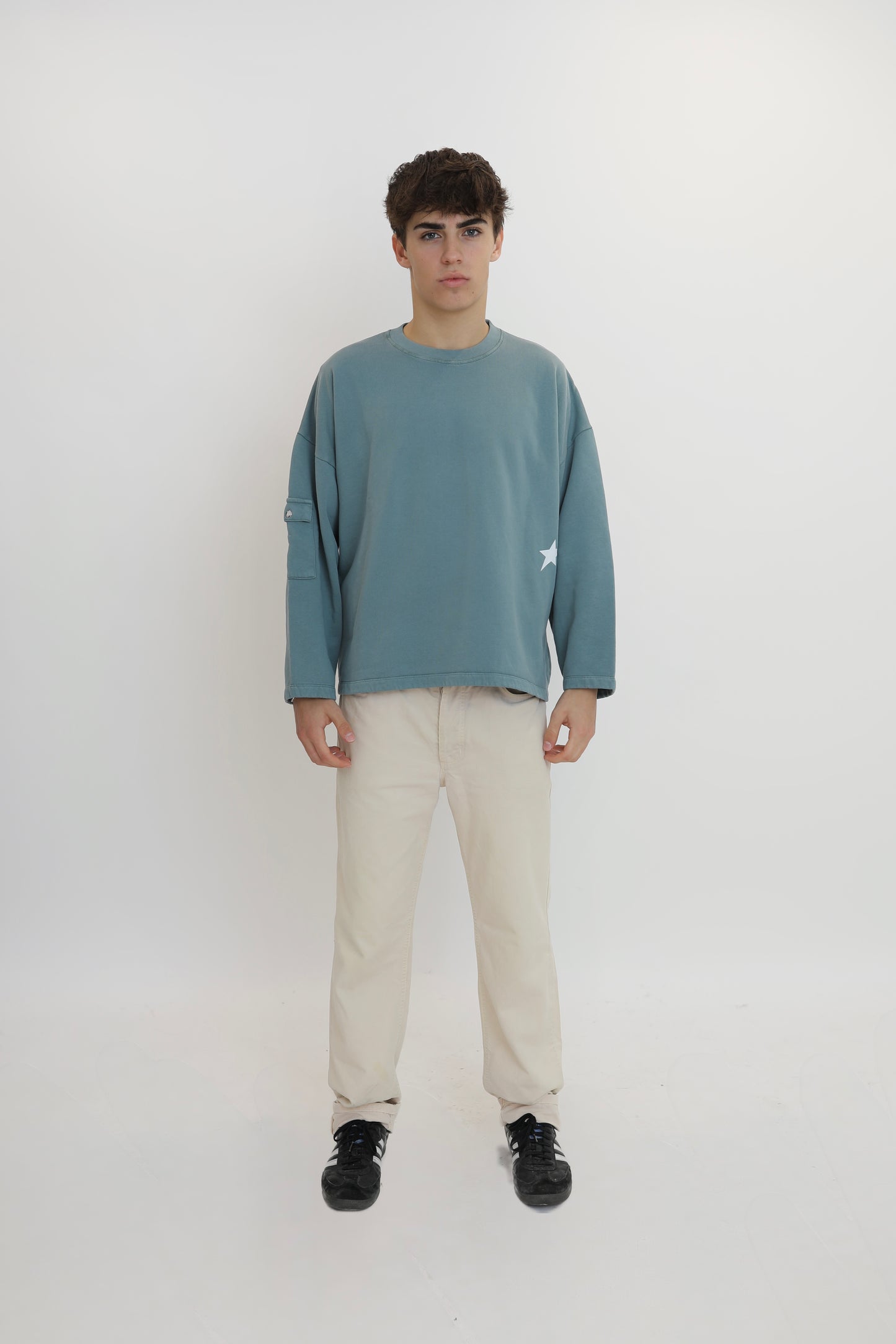 CELESTIAL GREEN CREWNECK